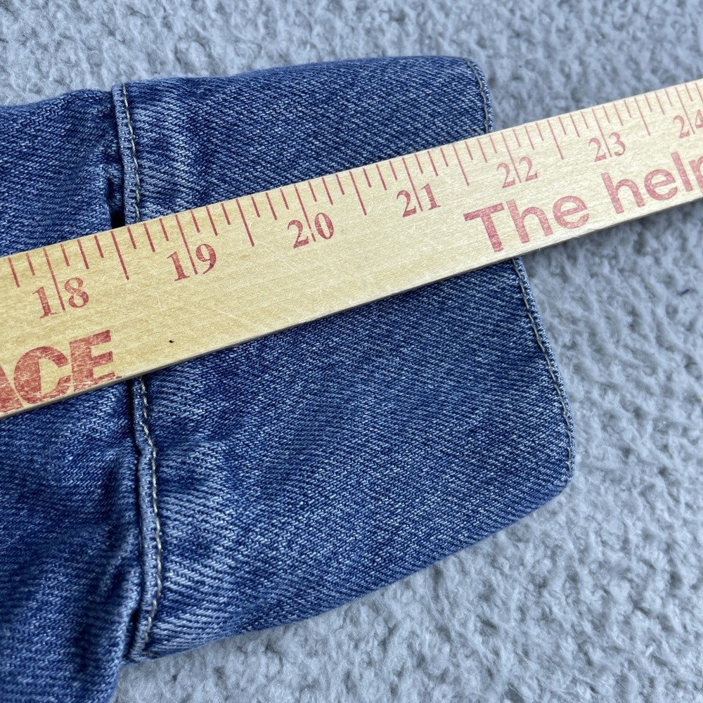 Free People We the Free The Townes Coverall Jumpsuit Size XL Blue One Piece Jean - Picture 11 of 16